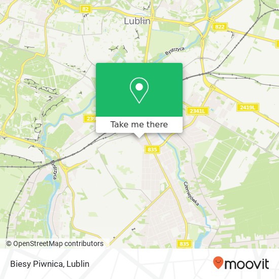 Biesy Piwnica, ulica Nowy Rynek 20-423 Lublin map