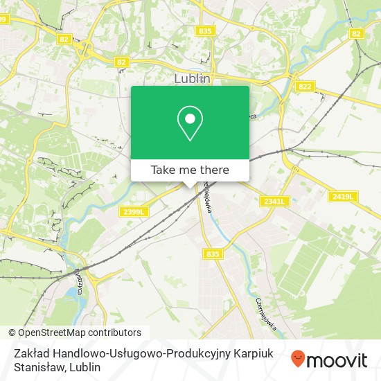 Zakład Handlowo-Usługowo-Produkcyjny Karpiuk Stanisław, ulica 1 Maja 30 20-410 Lublin map