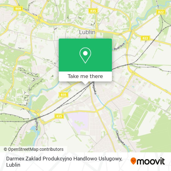 Darmex Zaklad Produkcyjno Handlowo Uslugowy map