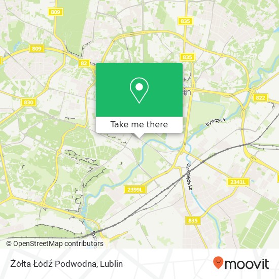Żółta Łódź Podwodna map
