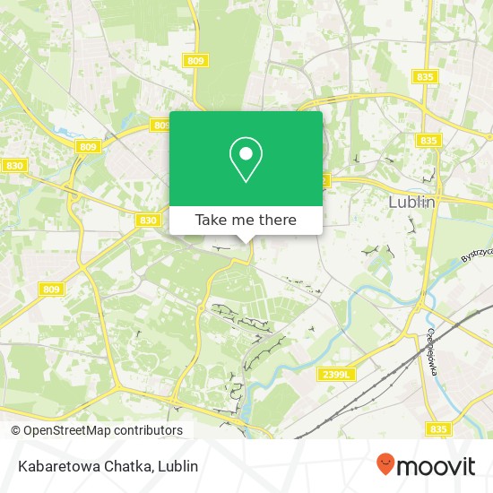 Kabaretowa Chatka map