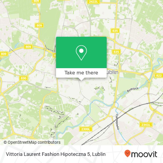 Vittoria Laurent Fashion Hipoteczna 5, ulica Hipoteczna 5 20-027 Lublin map