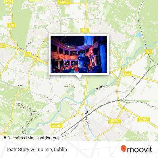 Teatr Stary w Lublinie map