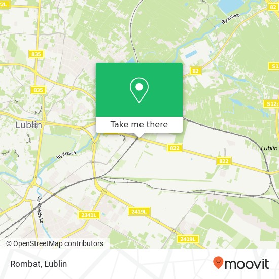 Карта Rombat, ulica Melgiewska 7 20-209 Lublin