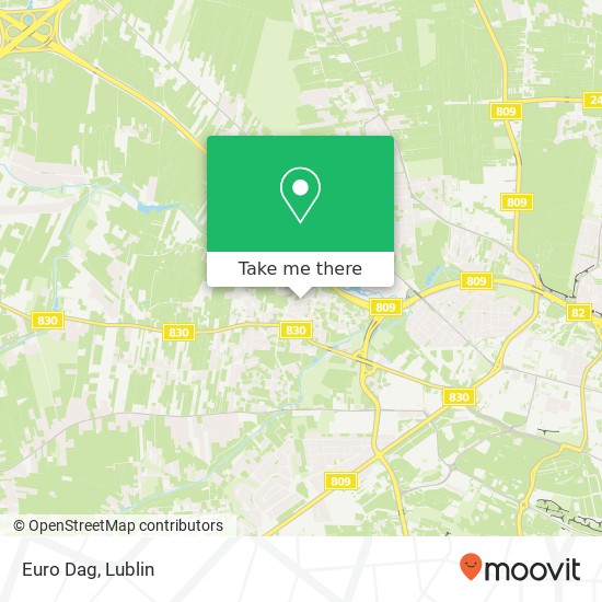 Карта Euro Dag, ulica Slawin 47 20-828 Lublin