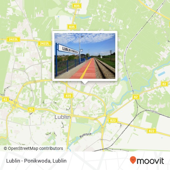 Lublin - Ponikwoda map