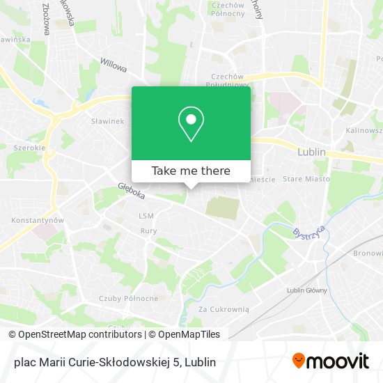 plac Marii Curie-Skłodowskiej 5 map