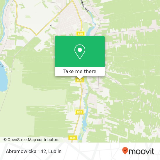 Abramowicka 142 map
