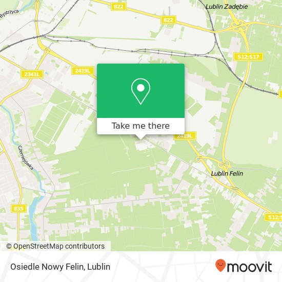 Карта Osiedle Nowy Felin