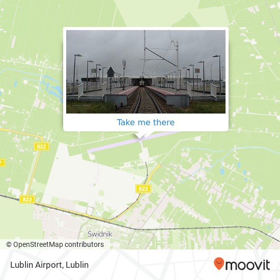 Lublin Airport map
