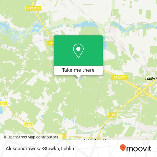 Aleksandrowska-Stawka map