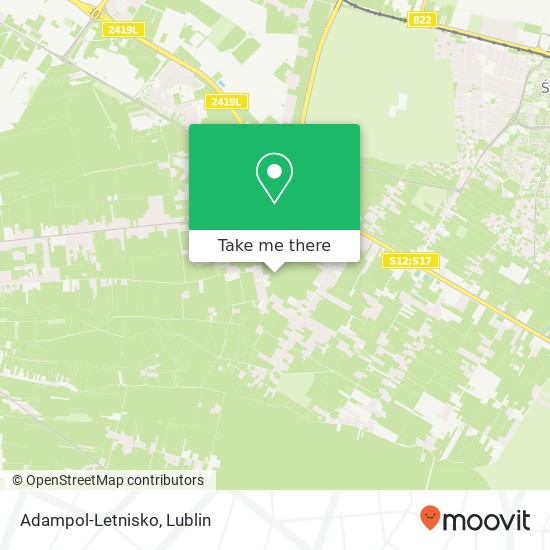 Adampol-Letnisko map