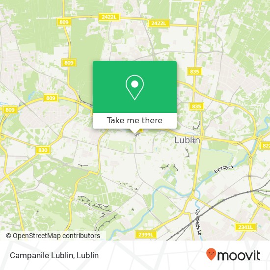 Карта Campanile Lublin