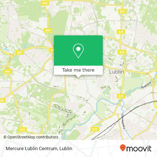 Mercure Lublin Centrum map