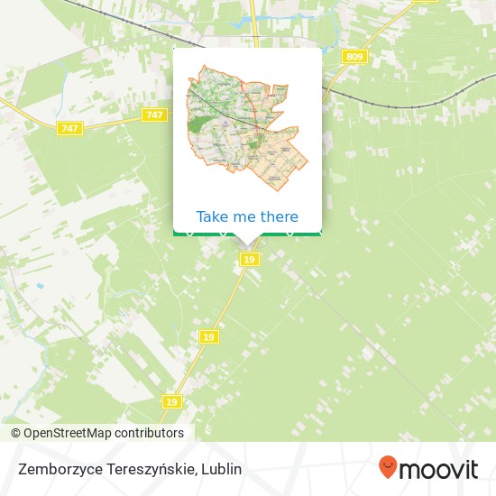 Zemborzyce Tereszyńskie map