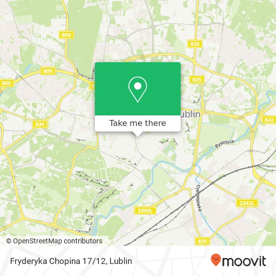 Fryderyka Chopina 17/12 map