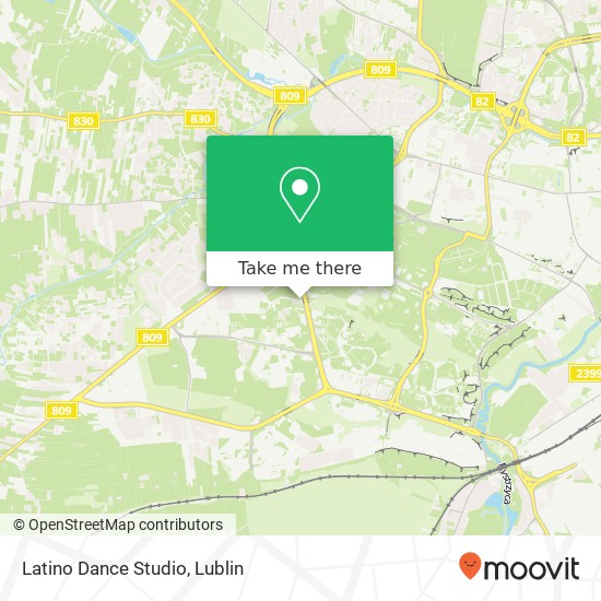 Latino Dance Studio, ulica Ulanow 20-554 Lublin map
