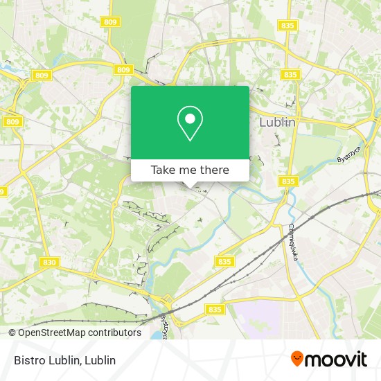 Bistro Lublin map