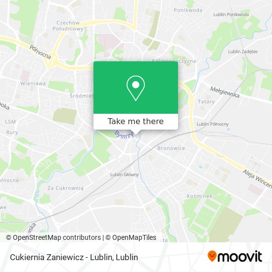 Cukiernia Zaniewicz - Lublin map