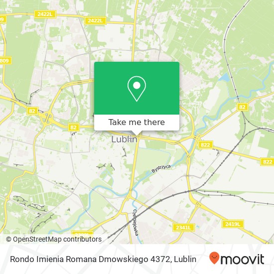 Карта Rondo Imienia Romana Dmowskiego 4372