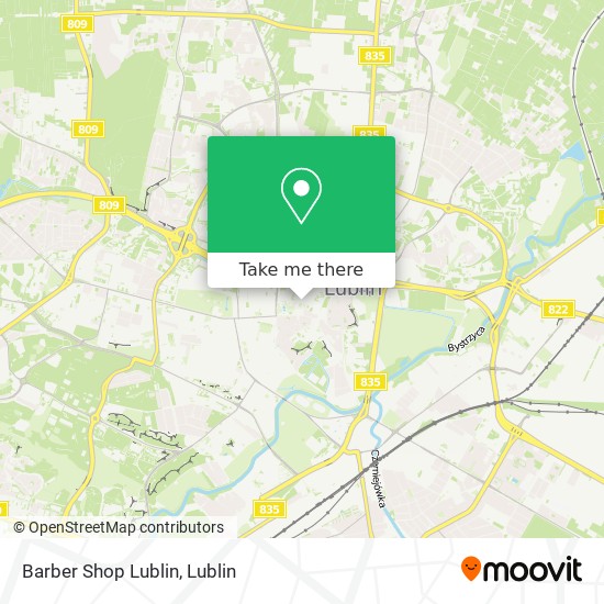 Карта Barber Shop Lublin
