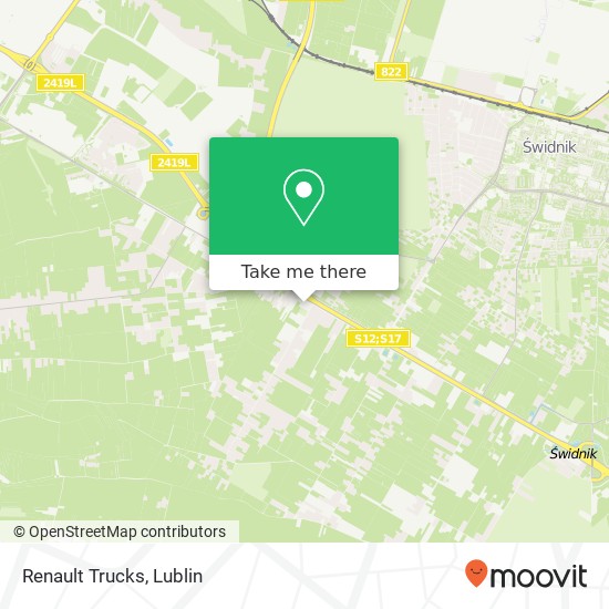 Карта Renault Trucks
