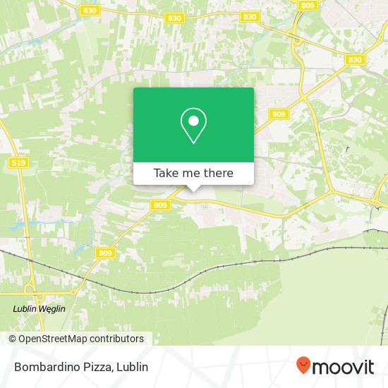 Карта Bombardino Pizza