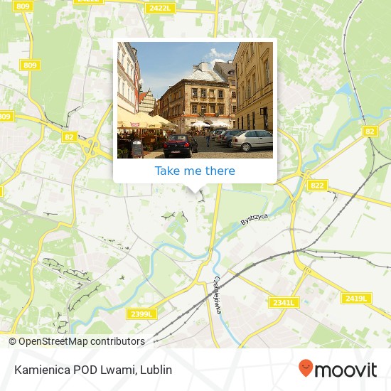 Kamienica POD Lwami map