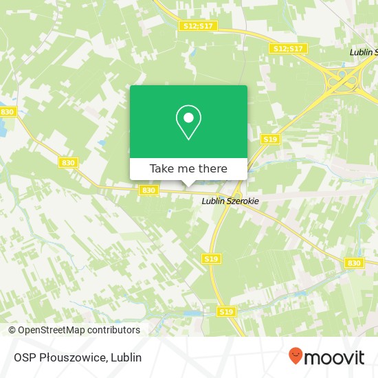 OSP Płouszowice map