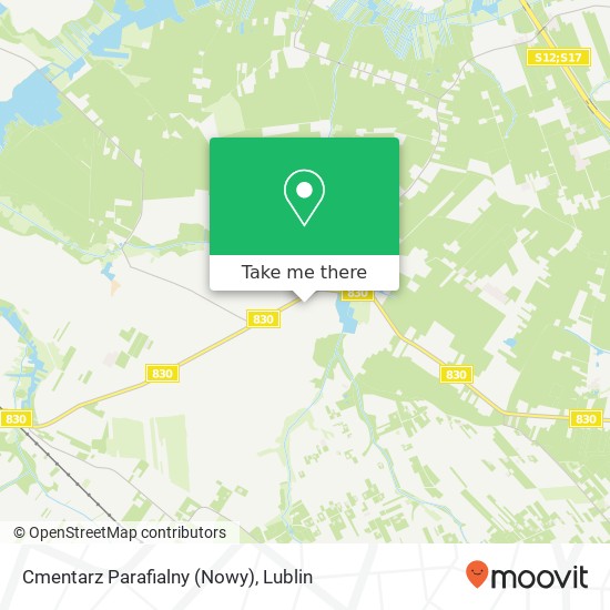 Cmentarz Parafialny (Nowy) map