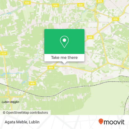 Agata Meble map