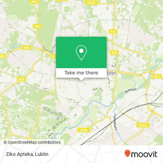 Ziko Apteka map