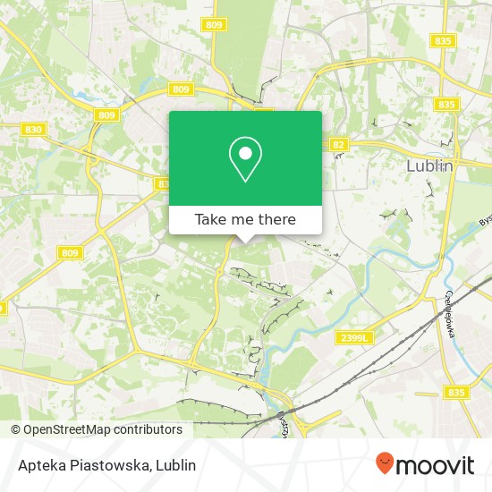 Apteka Piastowska map