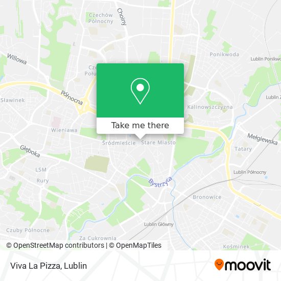 Viva La Pizza map