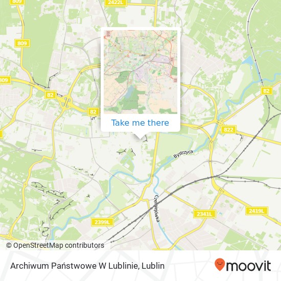 Archiwum Państwowe W Lublinie map