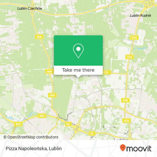 Карта Pizza Napoleońska