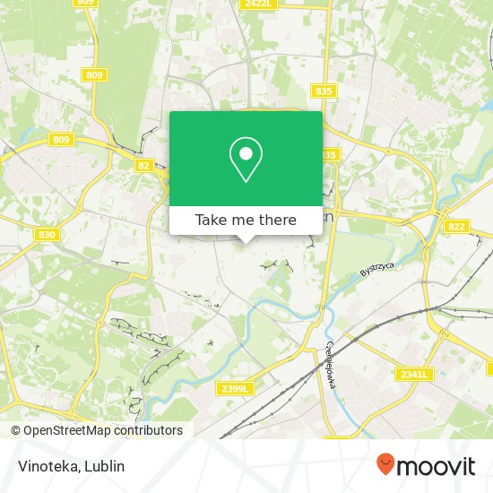 Vinoteka map