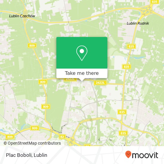 Карта Plac Boboli