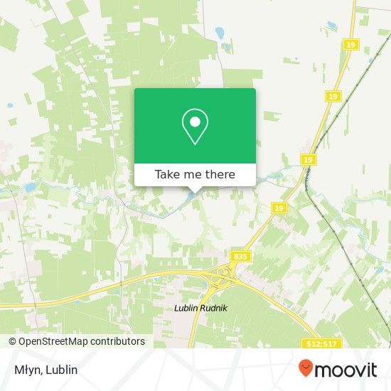 Карта Młyn