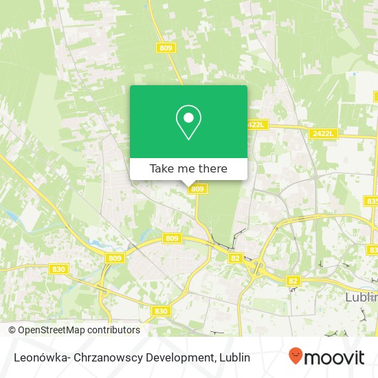 Карта Leonówka- Chrzanowscy Development