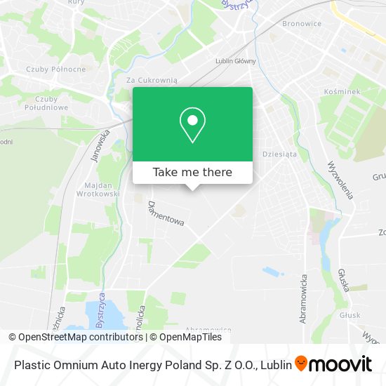 Plastic Omnium Auto Inergy Poland Sp. Z O.O. map