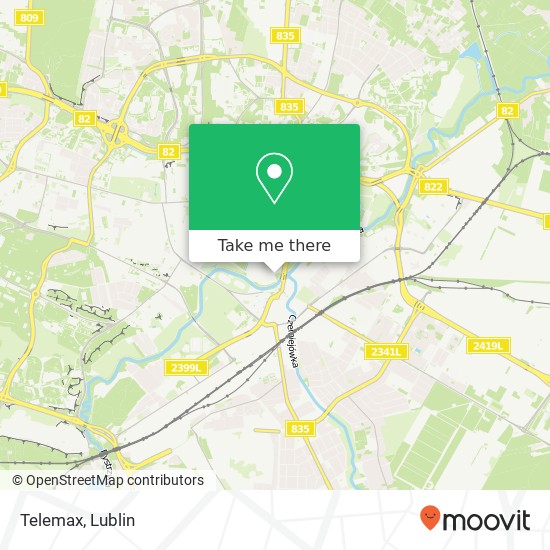 Telemax map