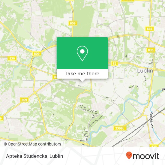 Apteka Studencka map
