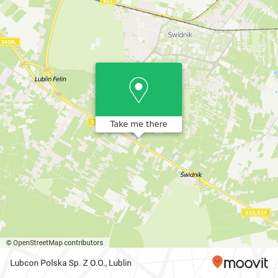 Lubcon Polska Sp. Z O.O. map