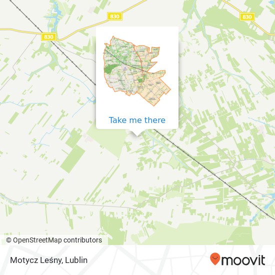 Карта Motycz Leśny