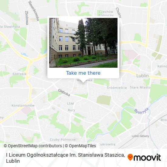I Liceum Ogólnokształcące Im. Stanisława Staszica map