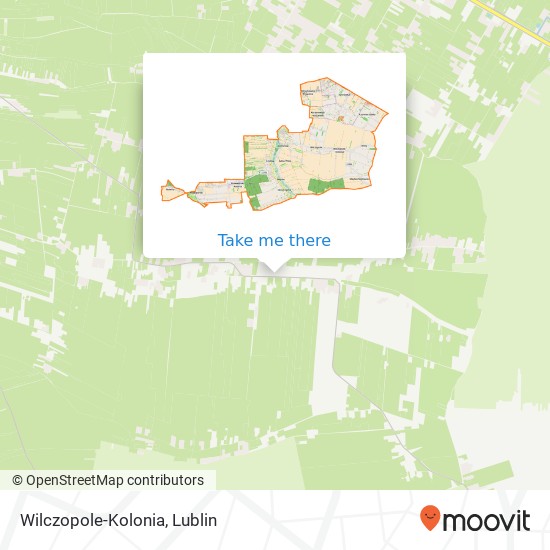 Карта Wilczopole-Kolonia