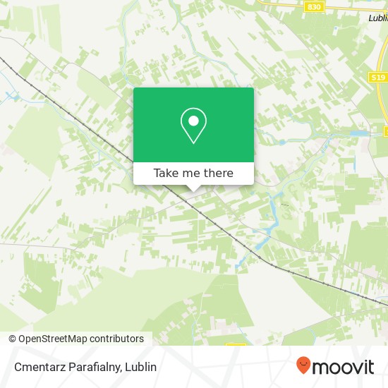 Cmentarz Parafialny map