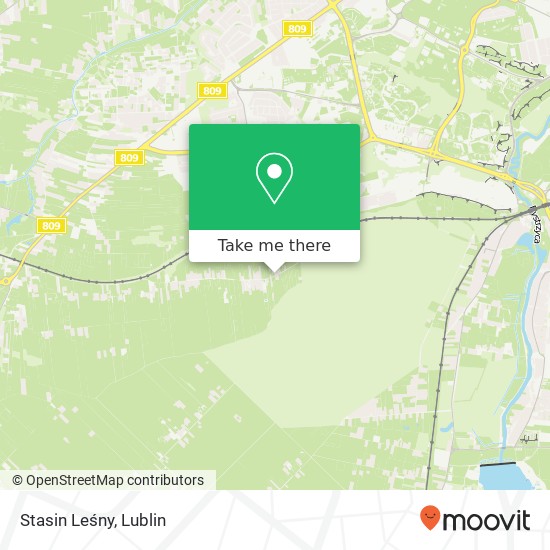 Stasin Leśny map