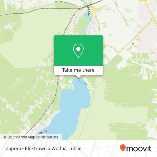 Zapora - Elektrownia Wodna map
